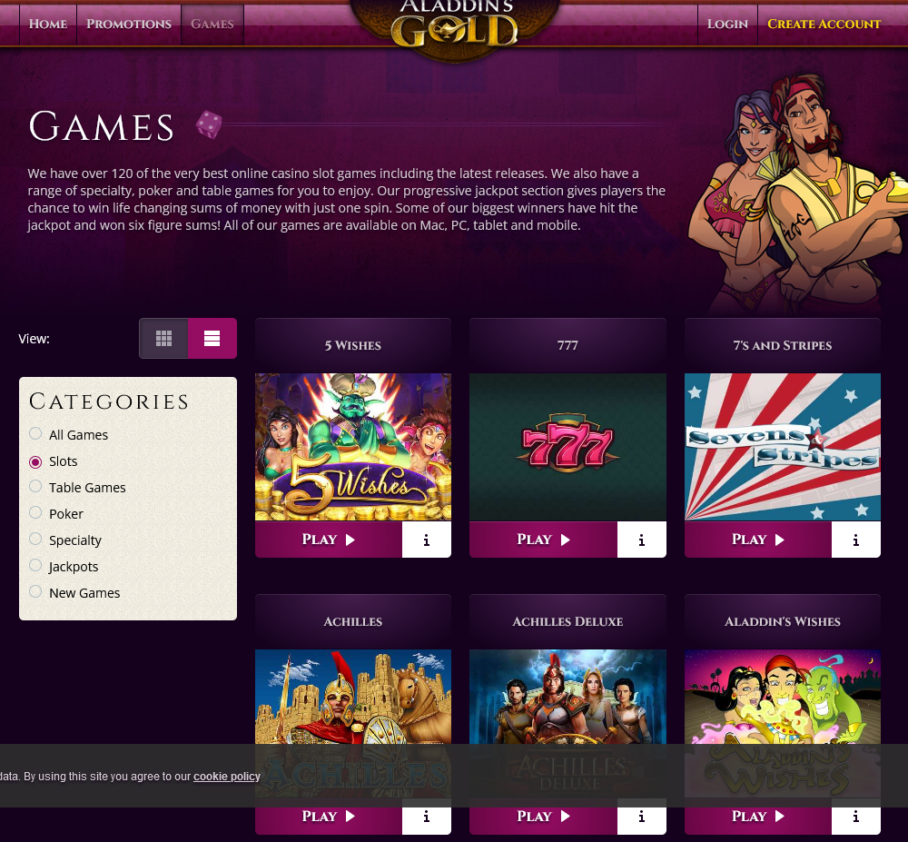 Aladdins
Gold Casino Aladdins Gold Casino